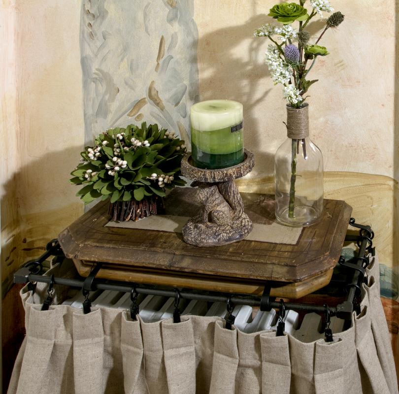 Skirted Table - Radiator Cover - Detail